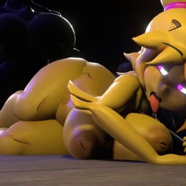 fredina's nightclub, bendy and the ink machine, beast bendy (cryptiacurves), chica (cally3d), bootimax