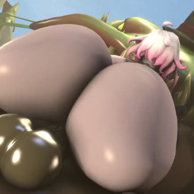 league of legends, briar (league of legends), tahm kench, atomicgato, ambiguous penetration, big ass, size difference, soles, animated, tagme, video