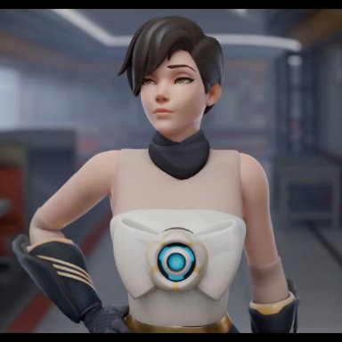 blizzard entertainment, overwatch, overwatch 2, lena oxton, tracer, aphy3d, pleasedbyviolet, 1girls, 2boys, anal, anal pounding, anal sex, ass, ass focus, backsack