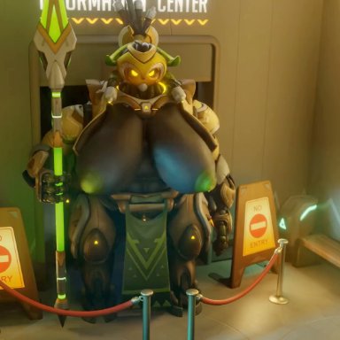 blizzard entertainment, overwatch, omnic, orisa, snips456, snips456fur, adorable, anal, anal sex, anus, areola, ass, ass grab, big ass, big breasts