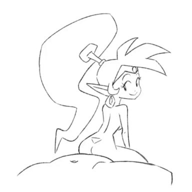 shantae, shantae (character), latenightsexycomics, musi cassie, 1boy1girl, bouncing ass, bouncing breasts, cowgirl position, cute, earrings, long hair, nude, nude female, penetration, reverse cowgirl position