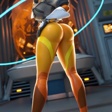 activision, blizzard entertainment, overwatch, overwatch 2, lena oxton, tracer, smitty34, 1girls, ass, athletic, athletic female, big ass, breasts, busty, chest