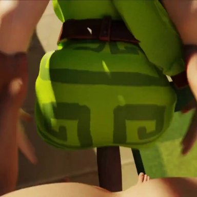 clash royale, supercell, archer (clash of clans), archer (clash royale), abs, ambiguous penetration, arm grab, arm ring, armwear, athletic, athletic female, back view, bare back, bare breasts, bare legs