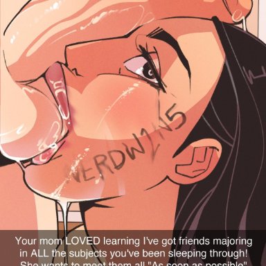 snapchat, not enough milk (artist), 1boy, 1girls, ass, big ass, big breasts, breasts, bust, busty, chest, cucked by bully, curvaceous, curvy, curvy figure