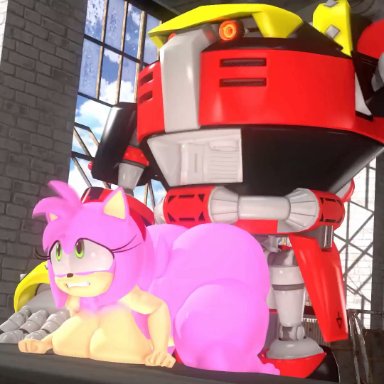 sega, sonic (series), sonic heroes, sonic the hedgehog (series), amy rose, e-123 omega, lehornysfx, leviantan581re, lewdksound, plumenjoyerse, radroachhd, ambiguous penetration, anthro penetrated, big ass, big breasts