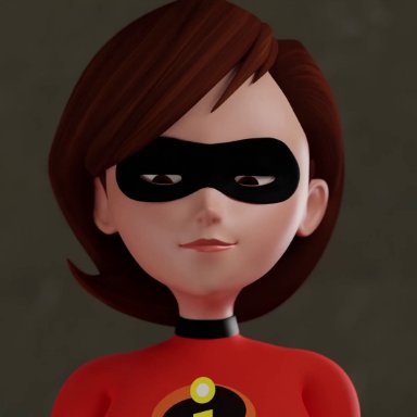 the incredibles, elastigirl, helen parr, redmoa, amusingshi7890, blowjob, bodysuit, brown eyes, brown hair, cheating, cheating wife, closed eyes, clothed, clothed female nude male, clothed sex