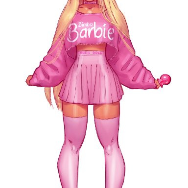 barbie (franchise), the brady bunch, kacey brady, theofficialpit, bimbo, blonde hair, blue eyes, candy, dsl, thick thighs, waist length hair