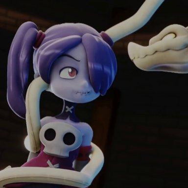 skullgirls, squigly, cumminham