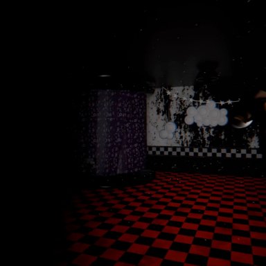 five nights at freddy's, fnaf, foxy (fnaf), nastytentaclee, anal, animatronic, big breasts, dark environment, female, horror, human, male, male pov, pov, pov eye contact