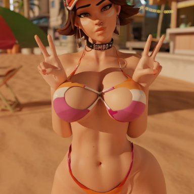 activision, blizzard entertainment, overwatch, overwatch 2, kiriko (overwatch), kiriko kamori, mercy, legalshotax3, nishikt, 1girls, big ass, big breasts, breasts, busty, chest