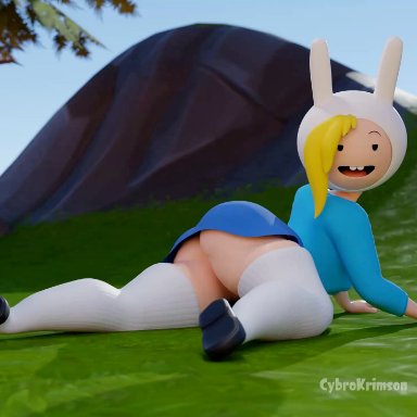 adventure time, fionna and cake, fionna the human girl, cybrokrimson, jojomingles, thick ass, twerking, 3d, animated, tagme, video