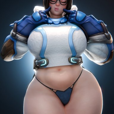 activision, blizzard entertainment, overwatch, overwatch 2, mei (overwatch), mei ling zhou, mei-ling zhou, smitty34, 1girls, asian, asian female, big ass, big breasts, big thighs, breasts