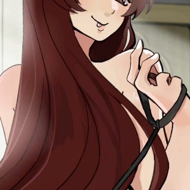 rwby, cardin winchester, velvet scarlatina, segal03, squira130, bunny ears, bunny girl, cum, cum in pussy, cum inside, leash, leash pull, reverse cowgirl position, animated, live2d