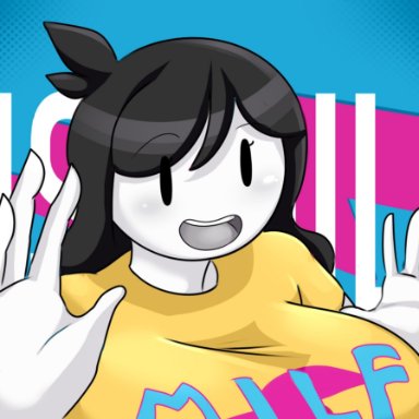 jaiden animations, storytime animation, youtube, jaidens mom, mrbeast, mrbeast (cosplay), tasteofchoklit, big breasts, black hair, breasts, clothed female, comedy, female, female only, funny