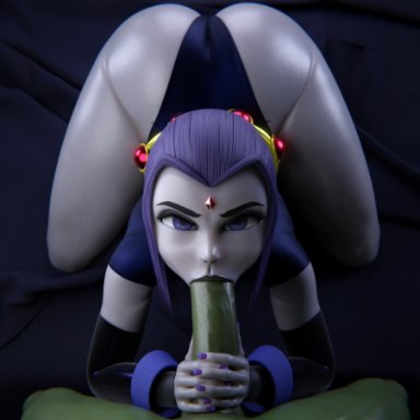 dc, dc comics, teen titans, beast boy, rachel roth, raven (dc), smitty34, 1boy, 1boy1girl, 1girls, big ass, big breasts, big titty goth, breasts, bust