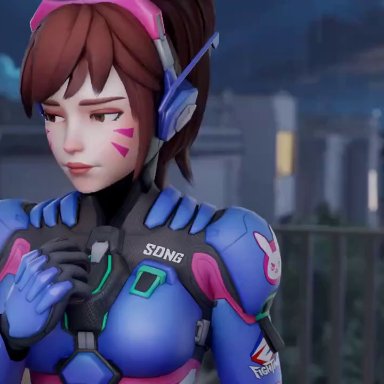 blizzard entertainment, overwatch, overwatch 2, d.va, hana song, aphy3d, 1boy, 1boy1girl, 1female, 1girl1boy, 1girls, 1male, anus, asian, asian female