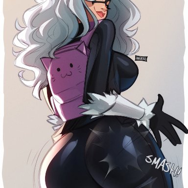 fortnite, fortnite: battle royale, marvel, marvel comics, black cat (character), black cat (fortnite), black cat (marvel), felicia hardy, magaska19, big ass, big breasts, big butt, big thighs, bubble ass, bubble butt