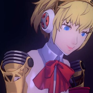 persona, persona 3, aegis (persona), aigis (persona), female protagonist (persona 3), kotone shiomi, minako arisato, infected heart, lecheryamoreva, 2girls, anal, anal fisting, female only, female/female, fingering