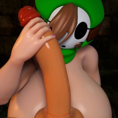 mario (series), shy gal, chickenstrangler69, assjob, big ass, big breasts, big butt, bubble butt, buttjob, dat ass, female, foreplay, gigantic ass, gigantic breasts, handjob