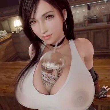 final fantasy, final fantasy vii, final fantasy vii remake, square enix, tifa lockhart, kassioppiava, x3d, 1girls, anal, anal insertion, anal sex, asian, asian female, ass, big ass