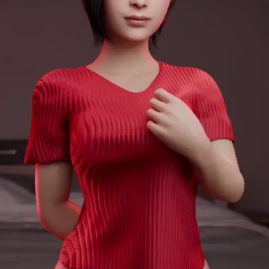 capcom, resident evil, resident evil 2 remake, resident evil 4 remake, tiktok, ada wong, francis brown, asian female, black hair, female, female focus, female human, female only, light skin, light-skinned female