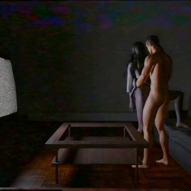 the ring, kamasutra, yamamura sadako, frame audio, lazyprocrastinator, 3d, animated, tagme, video