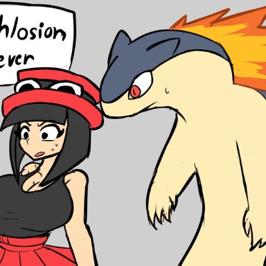 original, pokemon, delta (desiredelta), mary (desiredelta), pokemon (species), desiredelta, 1girls, big breasts, black hair, female, female focus, full body, hat, human, light skin