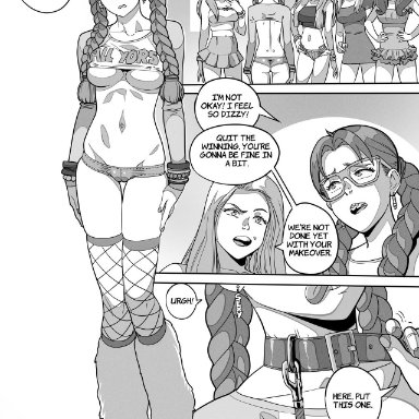 original, original character, tekuho, ass, breasts, erection, female, full comic, genitals, jealous, male penetrating, male penetrating female, male/female, multiple boys, multiple girls