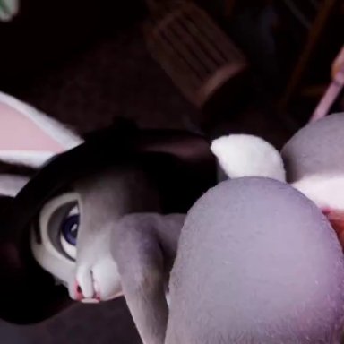 disney, halloween, holidays, zootopia, judy hopps, oatmealpecheneg, anal, anal orgasm, anal sex, anthro, anthro on top, anthro penetrated, anus, ass, ass clapping