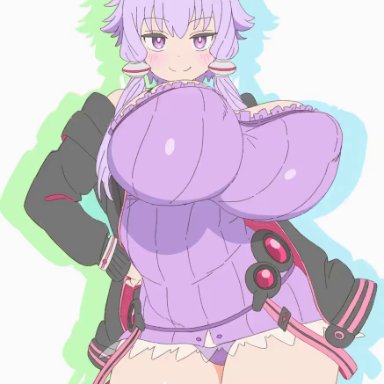 copyright request, character request, monsuun, 1girls, curvy, huge breasts, looking at viewer, purple hair, thick thighs, twintails, voluptuous, animated, shorter than 10 seconds, tagme, vertical video